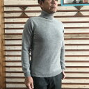 WILLIAM LOCKIE ウィリアムロッキー 【SALE】 タートルネック　イギリス製　 LAMBSWOOL JUMPER ROLL NECK SWEATER