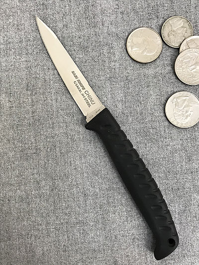 Gサカイ　G SAKAI ジーサカイ　SABI KNIFE　サビナイフ　CHINUチヌ　H-1鋼　ストレート ブラック通販格安セール情報　楽天　通販