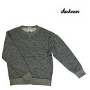 Jackman@WbN}JM7292 GG SWEAT CREW NECK ԃXEFbg Gray HB