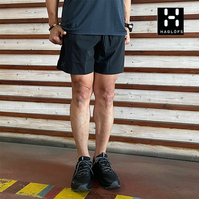 Rakuten - HAGLOFS Haglofs ホグロフス リム ペース ショーツ L.I.M Pace Shorts Men TrueBlack シンプルストレッチショーツ 国内正規品 608159
