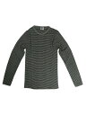 MILLER ミラー USA製 L/S BORDER TEE ミラー長袖ボーダークルーネックT グレー×ネイビー ボーダーロングTシャツ