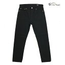 orslow オアスロウ 107 IVY FIT BLACK DENIM BLACK アイビーフィット ブラック Made in Japan テーパードデニム 01-0107W-D61 Black