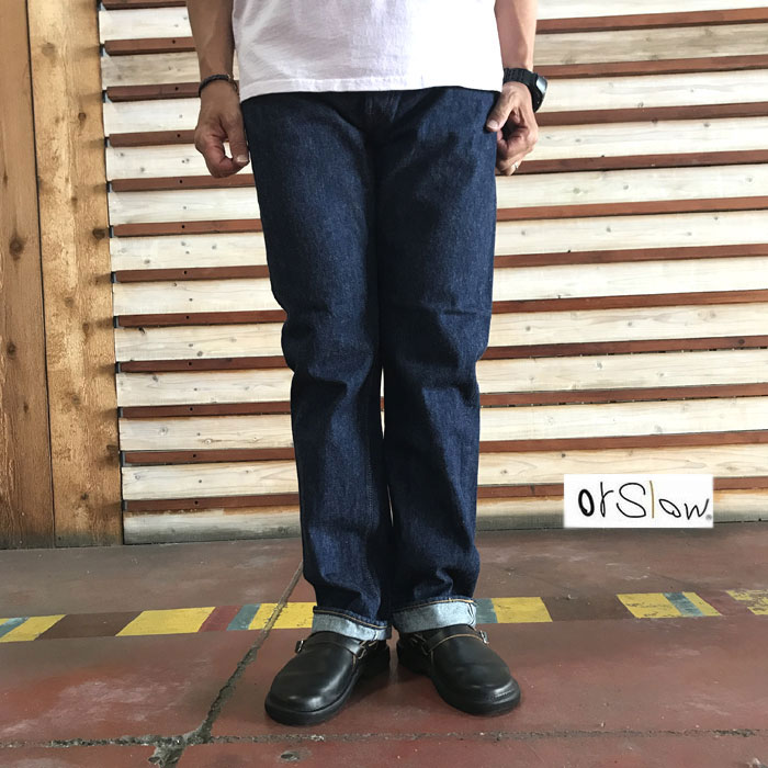 オアスロウ orSlow　01-1050-81　STANDARD SELVEDGE DENIM セルビッチデニムオリジナル スタンダード ONE WASH セルビッチ耳ツキ オアスロウ