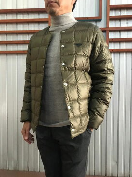 TAION 体温【SALE】EX04 EXTRA CREW NECK INNER DOWN SET TYPE2 クルーネックインナーダウンセットOlive オリーブ