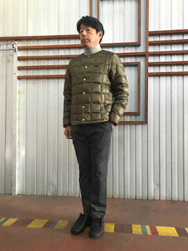 TAION 体温【SALE】EX04 EXTRA CREW NECK INNER DOWN SET TYPE2 クルーネックインナーダウンセットOlive オリーブ