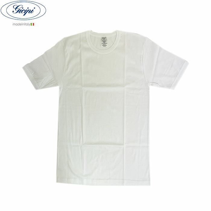 gicipi ジチピ ANNONE アンノーネ クルーネックのインナーTシャツ 261GC イタリア製 Bianco