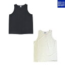 WALLA WALLA SPORTS ワラワラスポーツ 【SALE】SOLID TANK TOP ソリッドタンクトップ Black Ivory