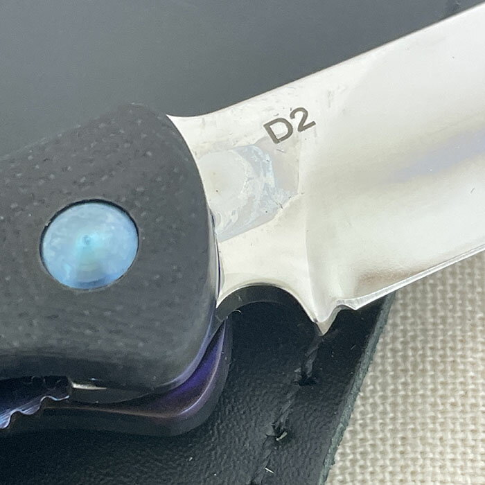 光　ヒカリ ステーキナイフ　HKSK01 折り畳みステーキナイフD2 鏡面　G10ハンドル...