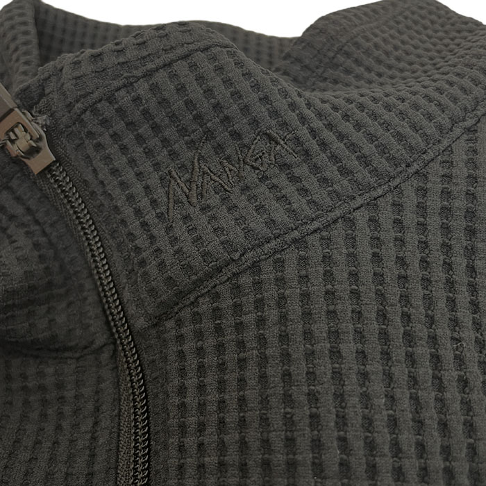 NANGA ナンガ 【SALE】サーマル ハーフジップ LEVEL2 THERMAL HALF ZIP TOPS レベル2 日本製 高機能インナー 軽量 キャンプ アウトドア ストレッチ 保温力 Black Gray　N2530-1P136E gaku-10029824 gakuオンラインショップ サンプル画像3