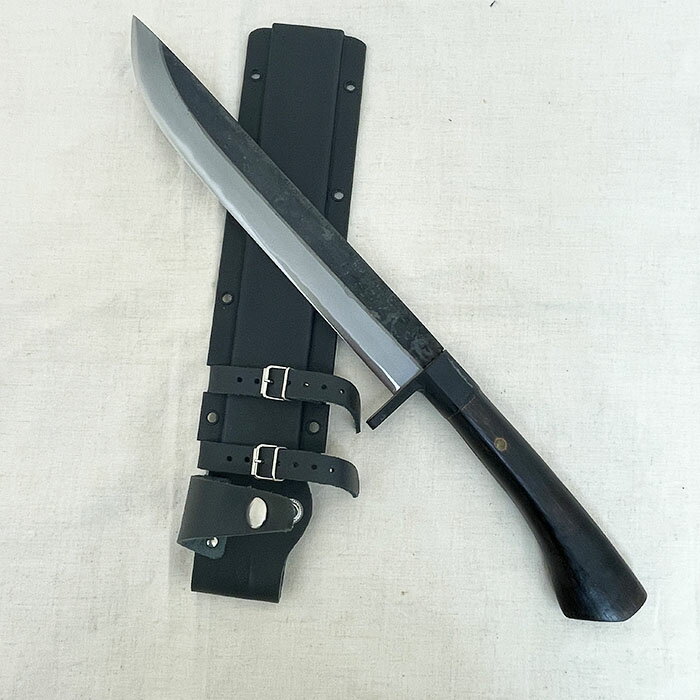 レッドオルカRed Orca　剣鉈270mm 白紙割り込み　9寸 バドニングも最適　アウトドア剣鉈270mm　カイデ..