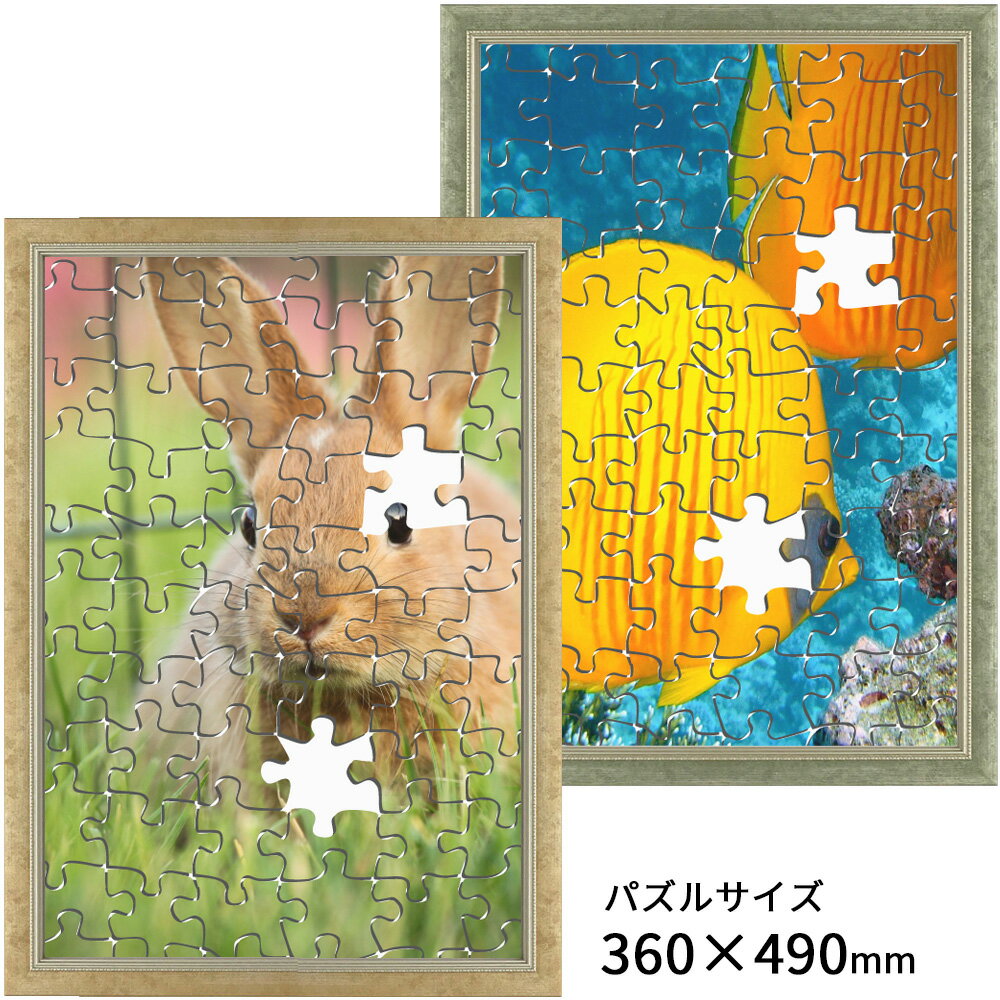 ジグソーパズル額 MH-E38J アクリル付 額縁内寸法(適合するパズルの大きさ):360×490ミリ パズルフレーム パズル 額 額縁 フレーム パズル用 ジグソーパズル ジグソー インテリア 壁 おしゃれ 光沢 ラメ パール色