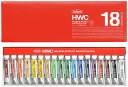 ホルベイン 透明水彩絵具セット 18色セット 2号チューブ 5ml HWC レターパック