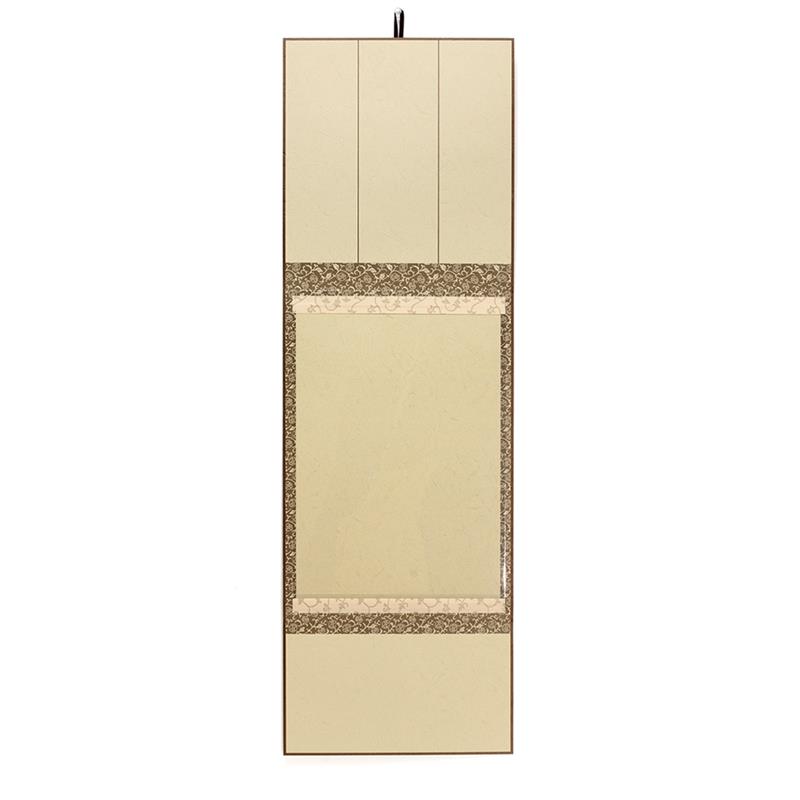 掛軸たとうF4号・半紙用 茶 単品 谷口松雄堂製(京都) 掛け軸たとう T079-001