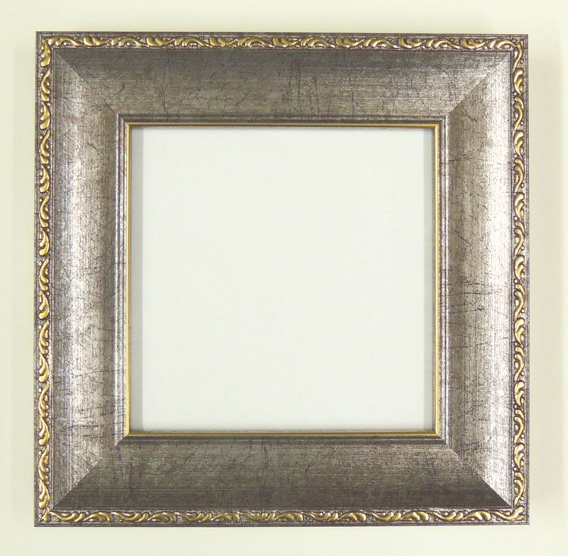 8139 シルバー 100角 ガラス ワンランク上のアートに 日本製 限定品 100×100mm 正方形額 ミニ額