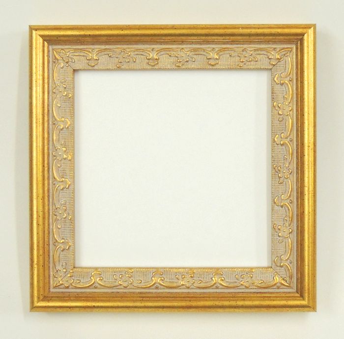 8227 ゴールド 100角 ワンランク上のアートに アクリル 日本製 限定品 100×100mm 正方形額 ミニ額