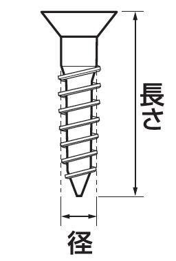 6701 鉄 木ネジ2.1 10 +皿頭 10グロス入り 1440本 福井金属