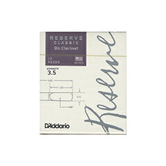 D'Addario リード レゼルヴ クラッシック B♭クラリネット 強度:3.5(10枚入) DCT1035