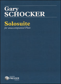 楽譜　ショッカー／ソロ組曲 【Flute Solo】(【1007760】／114-40845／フルート・ソロ(無伴奏)／輸入楽譜（T）)