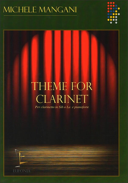楽譜　マンガーニ／クラリネットのための主題(【2147851】／EUF161662C／クラリネット(Bb管/A管)＆ピアノ／輸入楽譜（T）)のサムネイル