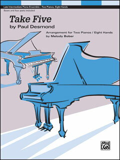 楽譜　ポール・デスモンド／テイク・ファイヴ 【2台ピアノ】(【2162344】／48593／2台8手連弾／輸入楽譜（T）)