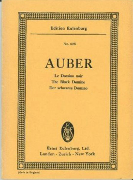 楽譜　オベール／「黒いドミノ」序曲(【263792】／ETP 658／49010114／スタディスコア(小型スコア)／輸入楽譜（T）)