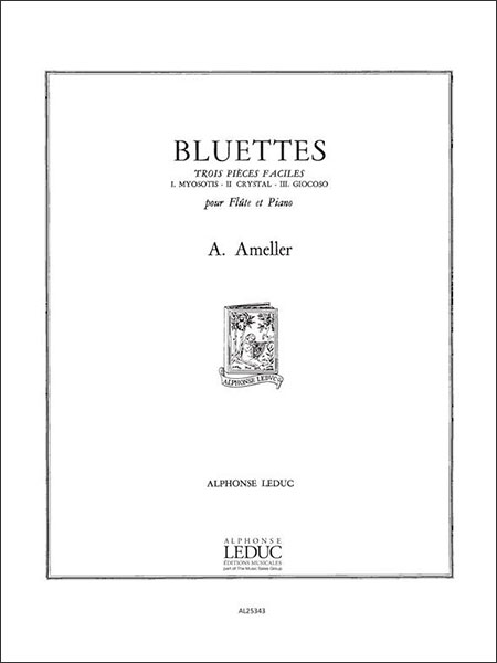 楽譜　アメレール／ブリュエット (3つのやさしい小品 作品217)(フルート＆ピアノ／輸入楽譜（T）)