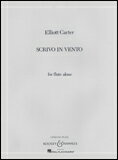 楽譜 エリオット・カーター/風に書く 48005943/フルート・ソロ/輸入楽譜(T)