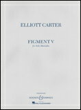 楽譜 エリオット・カーター/フィグメント V 48022641/マリンバ・ソロ/輸入楽譜(T)