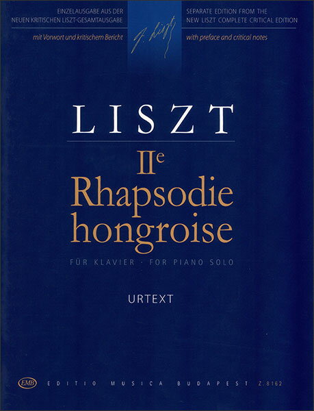 楽譜 リスト/ハンガリー狂詩曲 第2番(【209857】/EMBZ8162/50511595/ピアノ・ソロ/輸入楽譜(T))のサムネイル