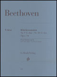 楽譜 【訳あり品】ベートーヴェン/2つのピアノ・ソナタ Op.14-1,14-2(HN 810)
