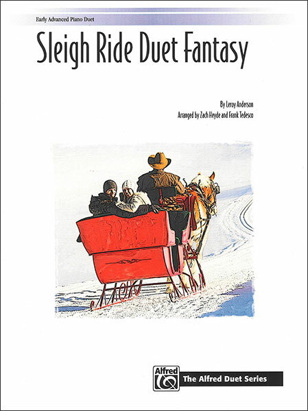 楽譜 そりすべり・デュエット・ファンタジー(【1450311】/00-42268/ピアノ連弾(1台4手ピアノ連弾)(中上..