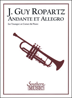 楽譜　J. ギィ・ロパルツ／アンダンテとアレグロ(03773950／金管楽器（トランペット＆ピアノ）／輸入楽譜（T）)