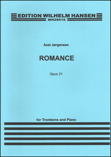 楽譜　アクセル・ヨルゲンセン／ロマンス Op.21(WH29516／トロンボーンとピアノ／輸入楽譜（T）)