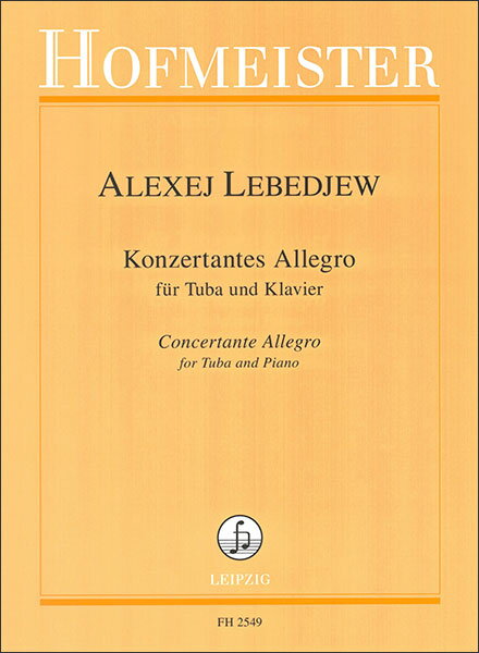 楽譜 レベデフ/コンチェルト・アレグロ(演奏会用アレグロ)(TubとPf)(FH2549/テューバとピアノ/輸入楽譜(T))