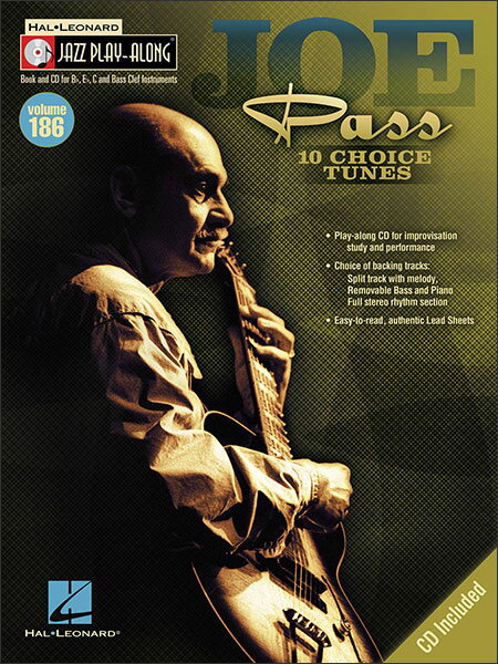 楽譜　ジョー・パス（CD付）(00128391／Jazz Play-Along Volume 186（メロディー譜）／輸入楽譜（T）)