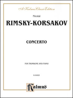 楽譜 リムスキー=コルサコフ/トロンボーン協奏曲(【25446】/00-K04563/トロンボーン・ソロとピアノ/輸入楽譜(T))