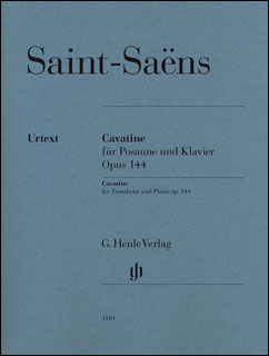 楽譜　サン=サーンス／カヴァティーナ 作品144(51481119／HN1119／トロンボーン・ソロとピアノ／輸入楽譜（T）)
