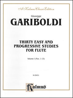 楽譜　ガリボルディ／30の易しく漸進的な練習曲 第1巻（No.1-15）(K03431／フルート教本／輸入楽譜（T）)