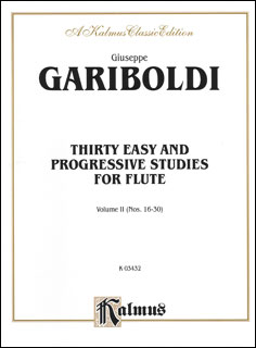 楽譜　ガリボルディ／30の易しく漸進的な練習曲 第2巻（No.16-30）(K03432／フルート教本／輸入楽譜（T）)