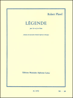 楽天楽譜ネッツ楽譜　ロベール・プラネル／伝説（AL23743／ホルンとピアノ（ホルン・ソロ譜はin F管用）／輸入楽譜（T））