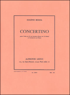 楽天楽譜ネッツ楽譜　ウジェーヌ・ボザ／小協奏曲　（コンチェルティーノ）　（Tub＆Pf）（AL23643／テューバ＆ピアノ／輸入楽譜（T））