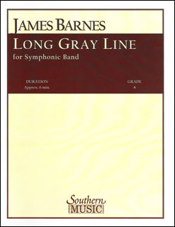 楽譜 バーンズ/ロング・グレイ・ライン(長い灰色の線)(【2480】/03777753/S604/輸入吹奏楽譜(T)/G4/T:6:00)