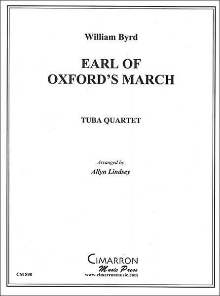 楽譜　バード／オックスフォード伯爵のマーチ (CM898／バリ・チューバ四重奏／輸入楽譜（T）)