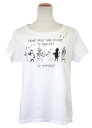 キャットシンフォニカ レディースTシャツ/マーチロゴ・オフホワイト(CS6024/CAT SYMPHONICA/【1325】 サイズ:FREE/着丈:約570m...