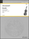 楽譜 モーツァルト／ロンド ハ長調 KV 373 【ViolinとPiano】(【260615】／ED 6469／ヴァイオリンとピアノ／輸入楽譜（T）)