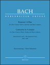 楽譜　J.S. バッハ／オーボエ・ダモーレ協奏曲 ニ長調 BWV 1055(／BA514590／BA5145-90／オーボエ・ダモーレ(又はオーボエ)・ソロ ＆ ピアノ／輸入楽譜（T）)