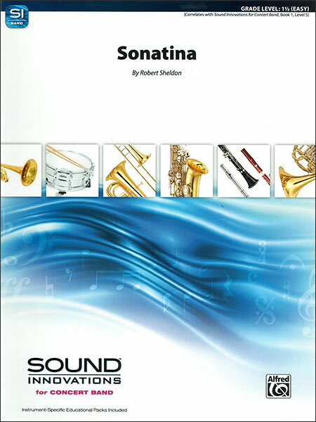 楽譜 シェルドン/ソナチネ(【1956824】/44966/輸入吹奏楽譜(T)/G1.5/T:2:10)