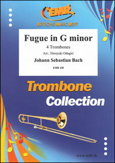 楽譜　J.S. バッハ／フーガ ト短調 BWV578 【Trombone四重奏】(【2004759】／EMR428／トロンボーン4重奏（3 Trombone＆Bass Trombone）／輸入楽譜（T）)