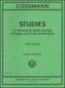 楽譜 コスマン／指の俊敏さ 力強さ 表現力を伸ばす練習曲集 【Cello】(【1787657】／3715／チェロ教則本／輸入楽譜（T）)