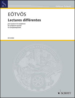 楽譜　エトヴェシュ／様々な解釈(ED 22402／49045566／サックス4重奏 (SATB)／輸入楽譜（T）)